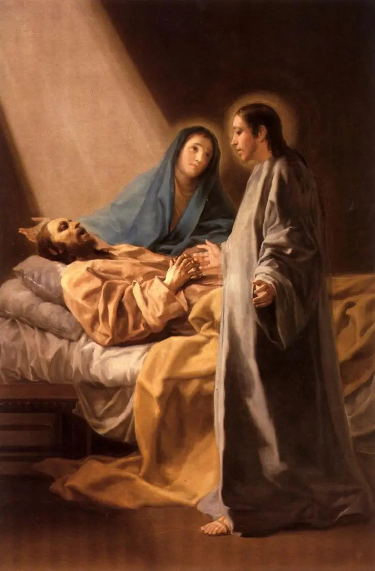 El tránsito de san José - Francisco de Goya