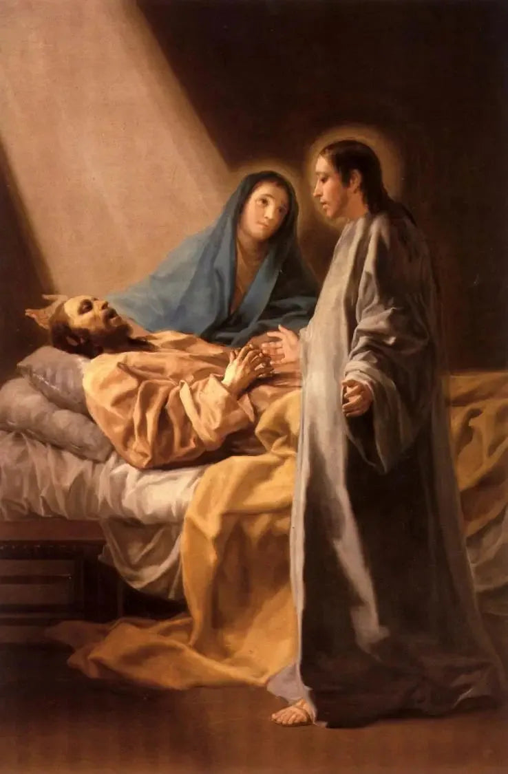 El tránsito de san José - Francisco de Goya