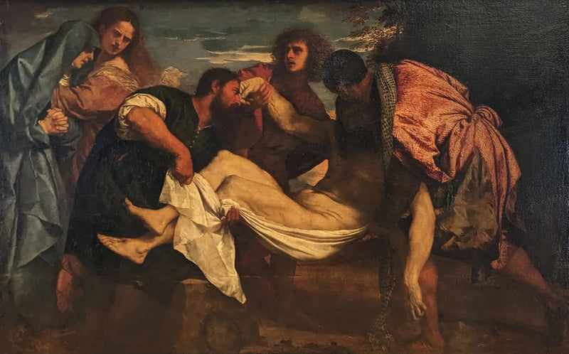 El Transporte de Cristo al sepulcro - Tiziano