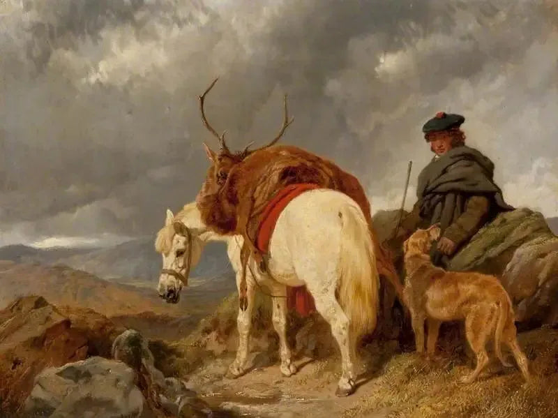 El rastreador de ciervos - John Frederick Herring, Sr.