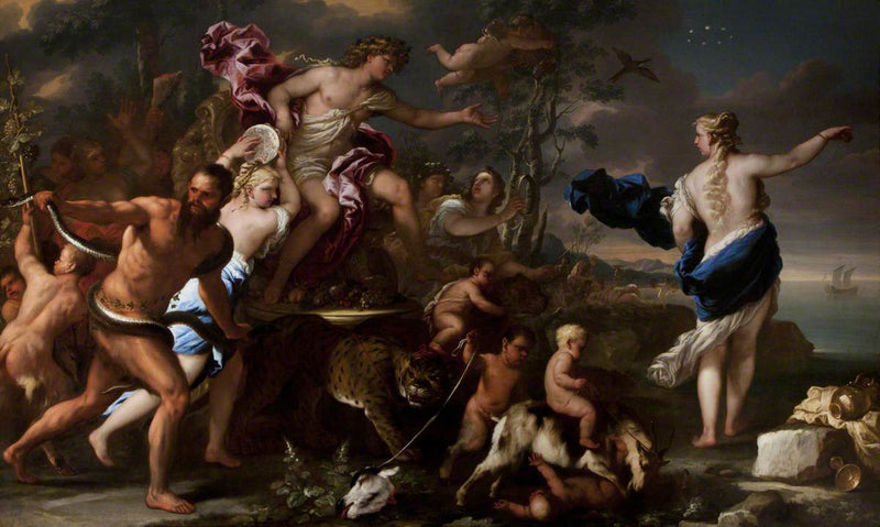 El triunfo de Baco con Ariadna - Luca Giordano