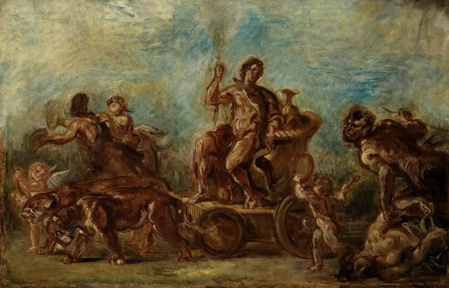El Triunfo de Baco - Eugène Delacroix