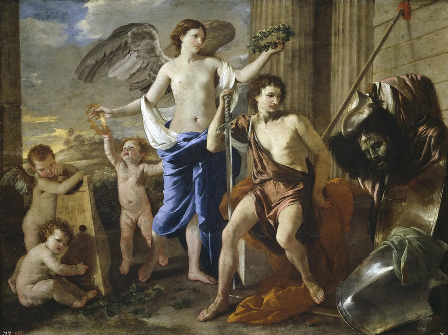 El Triunfo de David - Nicolas Poussin