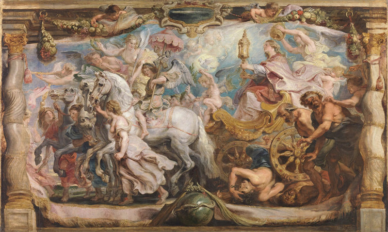 El triunfo de la Iglesia - Peter Paul Rubens