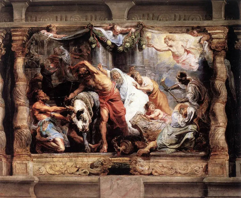 El Triunfo de la Eucaristía sobre la Idolatría - Peter Paul Rubens