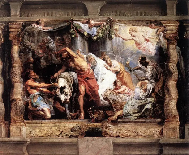 El Triunfo de la Eucaristía sobre la Idolatría - Peter Paul Rubens