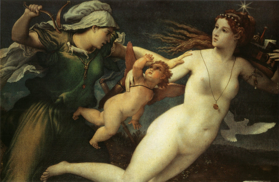 El Triunfo de la Castidad - Lorenzo Lotto