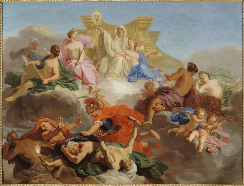 El Triunfo de la Justicia - Jean-Baptiste Jouvenet