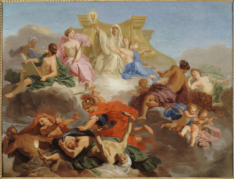 El Triunfo de la Justicia - Jean-Baptiste Jouvenet