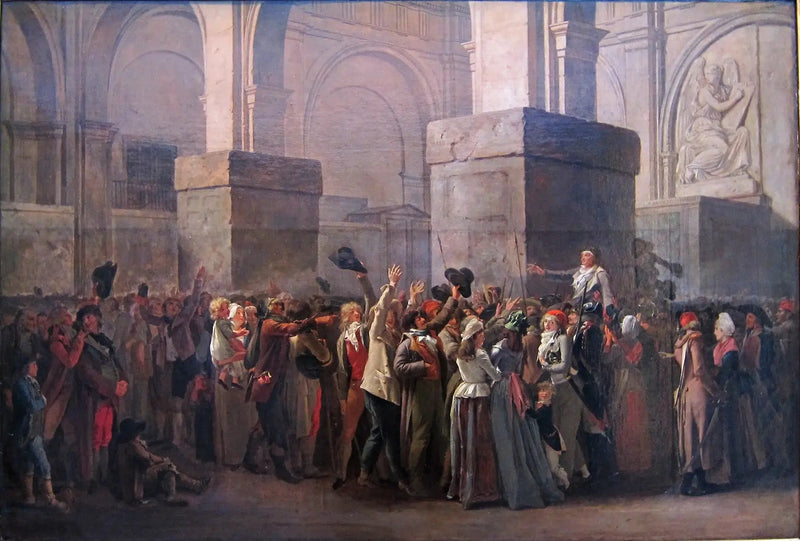 El triunfo de Marat - Louis-Léopold Boilly