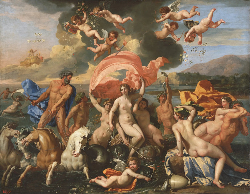 El Triunfo de Neptuno - Nicolas Poussin