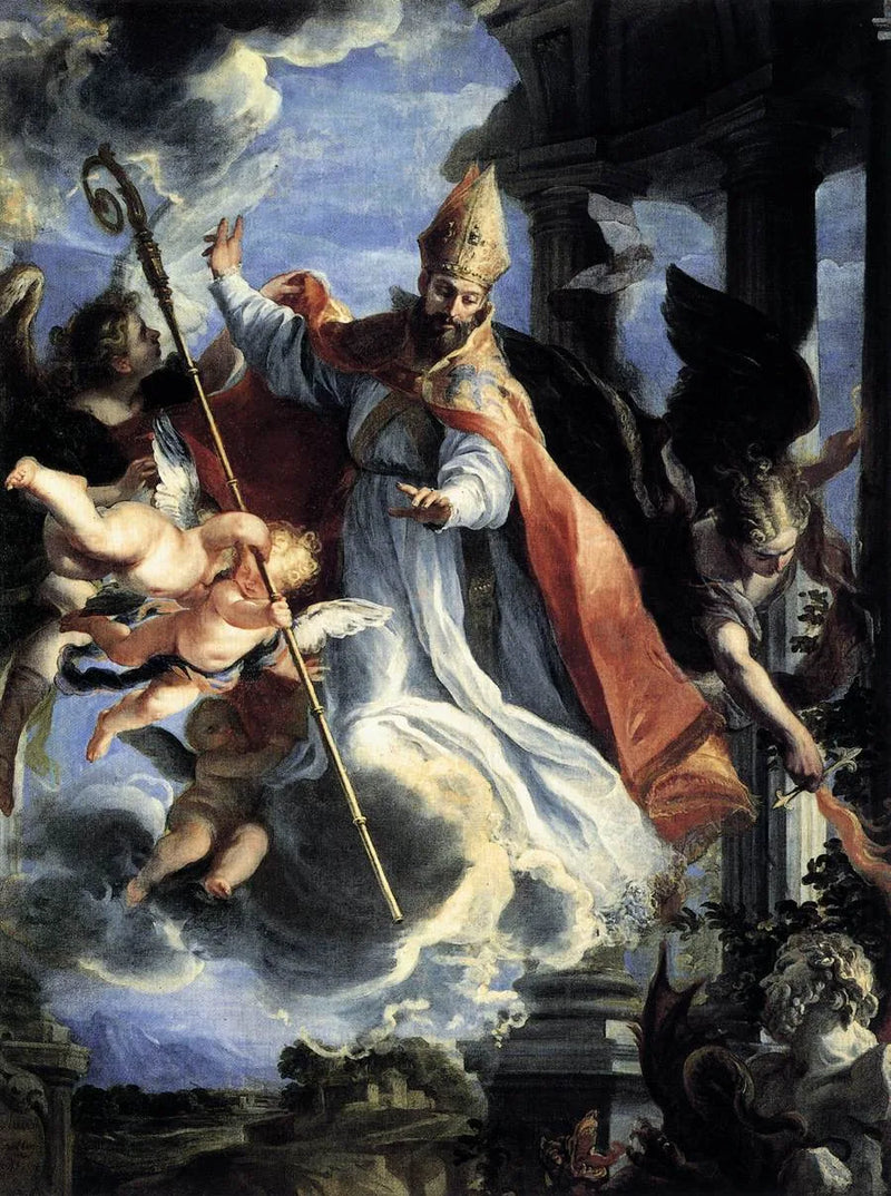 El Triunfo de San Agustín - Claudio Coello