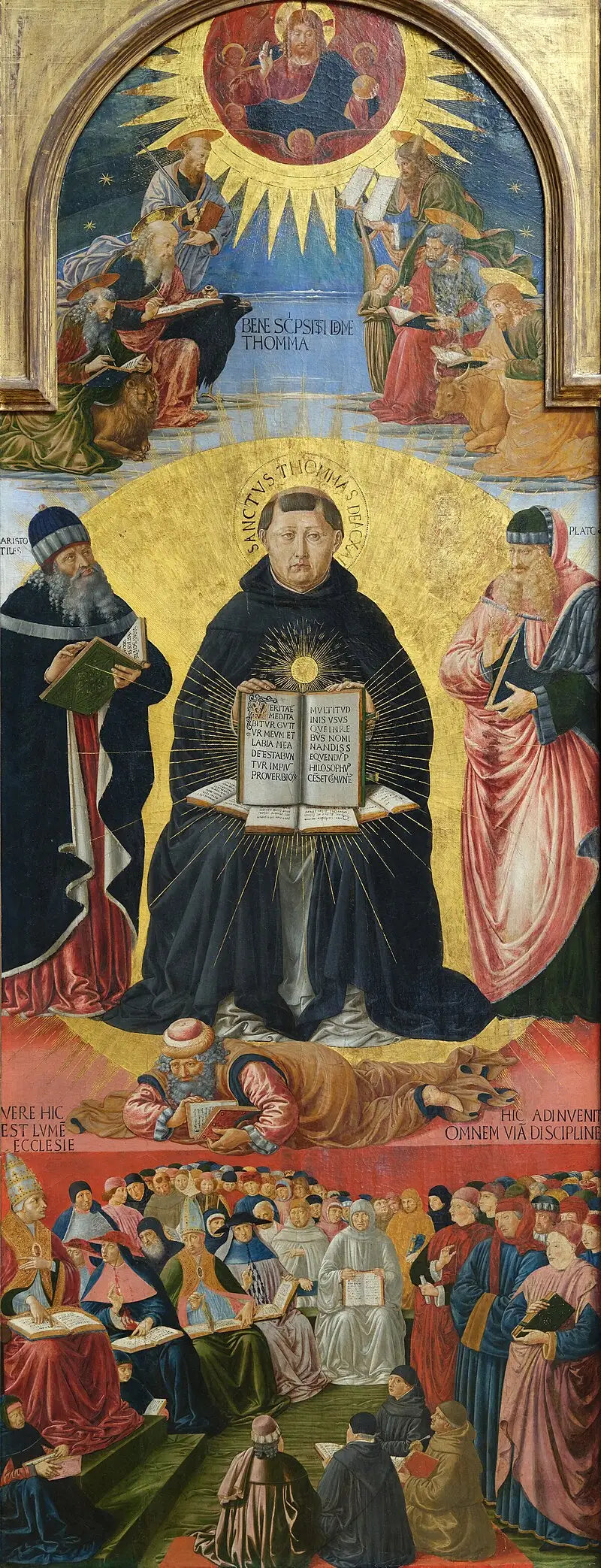 El Triunfo de Santo Tomás de Aquino - Benozzo Gozzoli