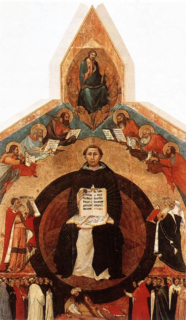 El triunfo de Santo Tomás de Aquino - Lippo Memmi