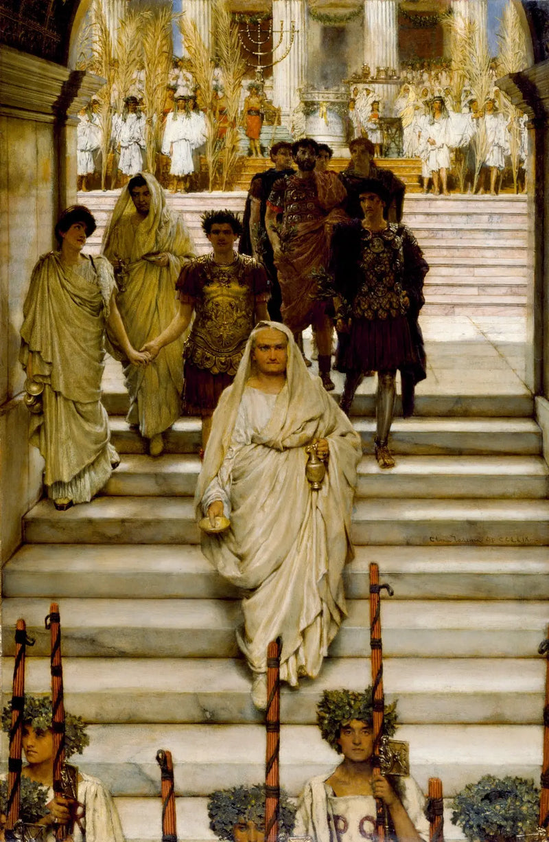 El Triunfo de Tito: Los Flavios - Lawrence Alma-Tadema