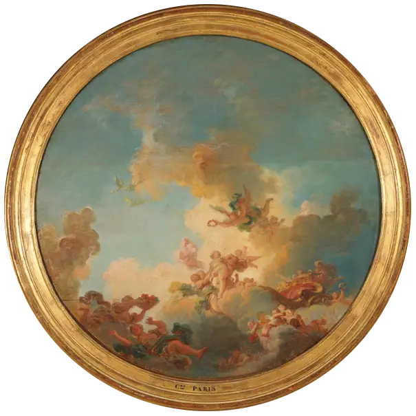 El Triunfo de Venus - Jean-Honoré Fragonard