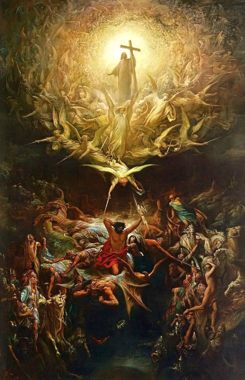 El triunfo del cristianismo sobre el paganismo - Gustave Doré