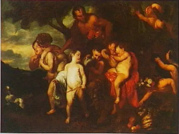 El triunfo del joven Baco - Antoine van Dyck
