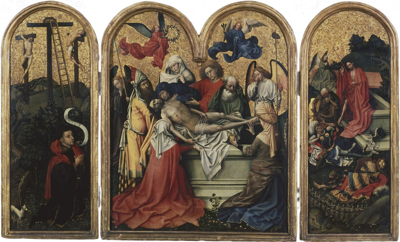 El tríptico de Seilern – La sepultura - Robert Campin