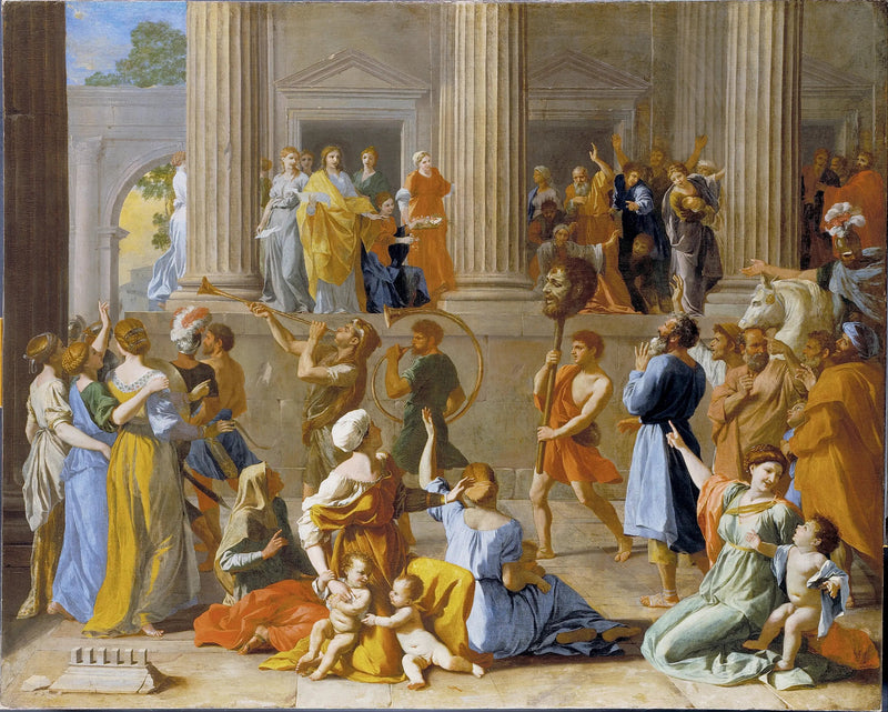 El Trofeo de David - Nicolas Poussin
