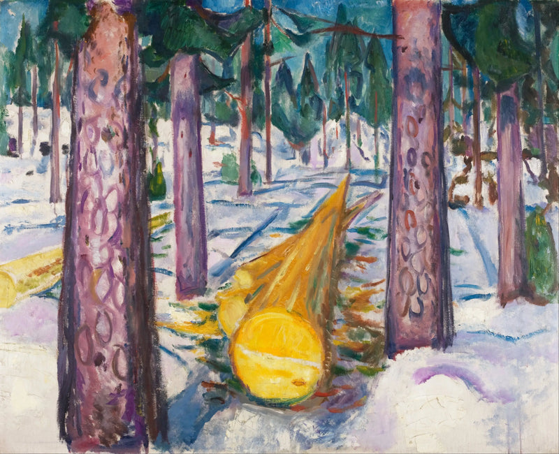 El Tronco amarillo - Edvard Munch