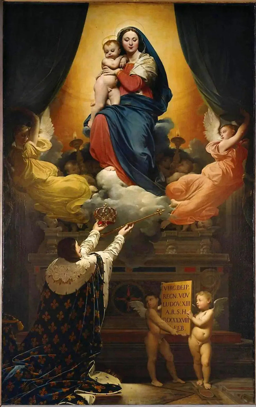 El Voto de Luis XIII - Jean-Auguste-Dominique Ingres