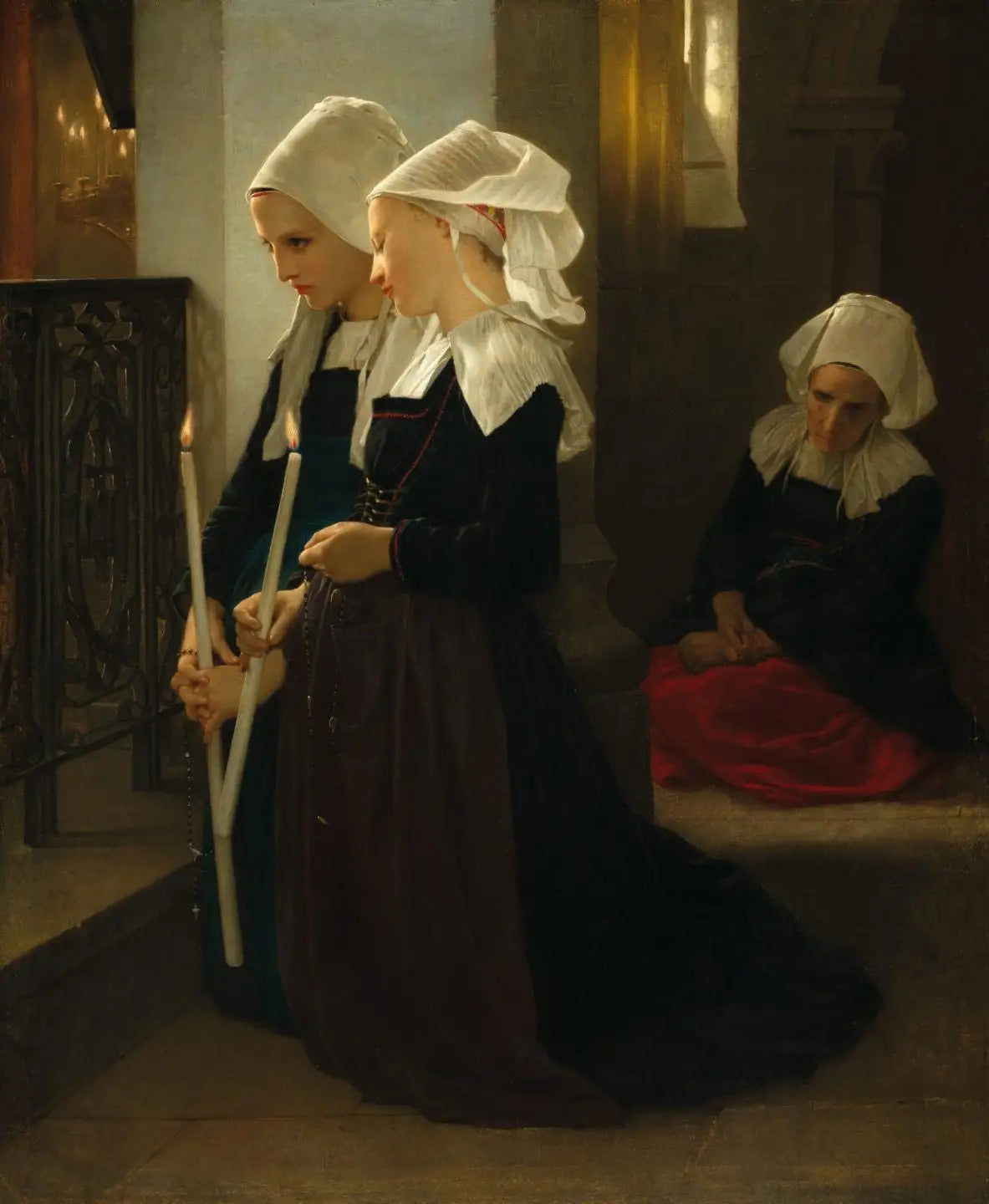 Le Vœu de Sainte-Anne d'Auray - Bouguereau image 1 reproduction de peinture à l’huile