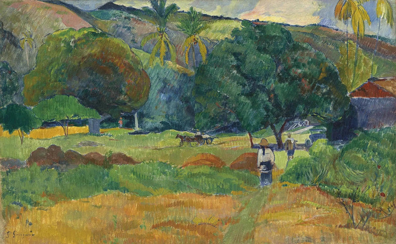 El valle - Paul Gauguin