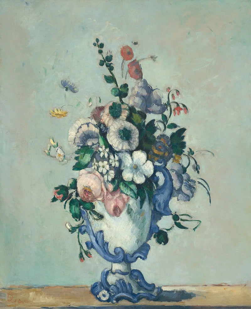 El Jarrón Rococó - Paul Cézanne