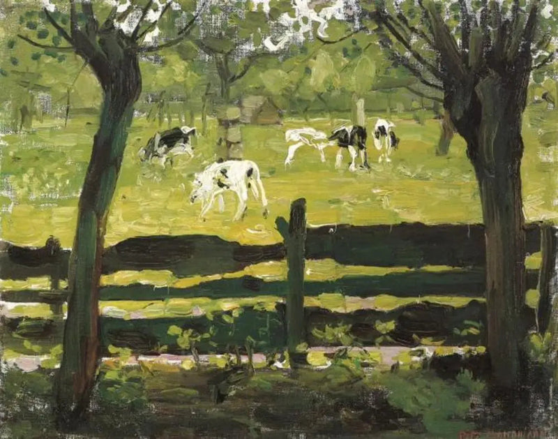 El ternero toro blanco - Piet Mondrian