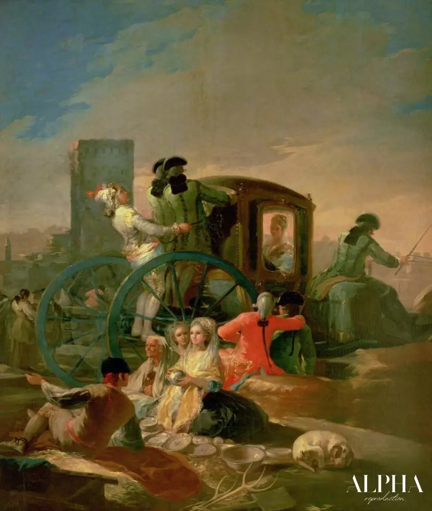 Le vendeur de poterie - Francisco de Goya - Reproductions de tableaux et peintures haut de gamme