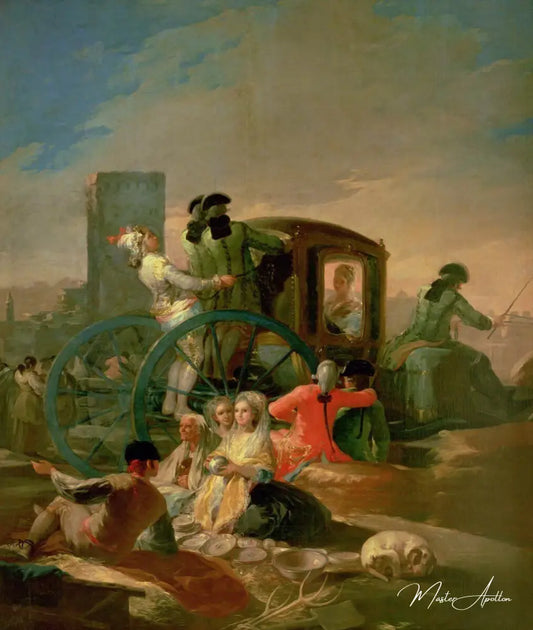 Le vendeur de poterie - Francisco de Goya - Reproductions de tableaux et peintures haut de gamme