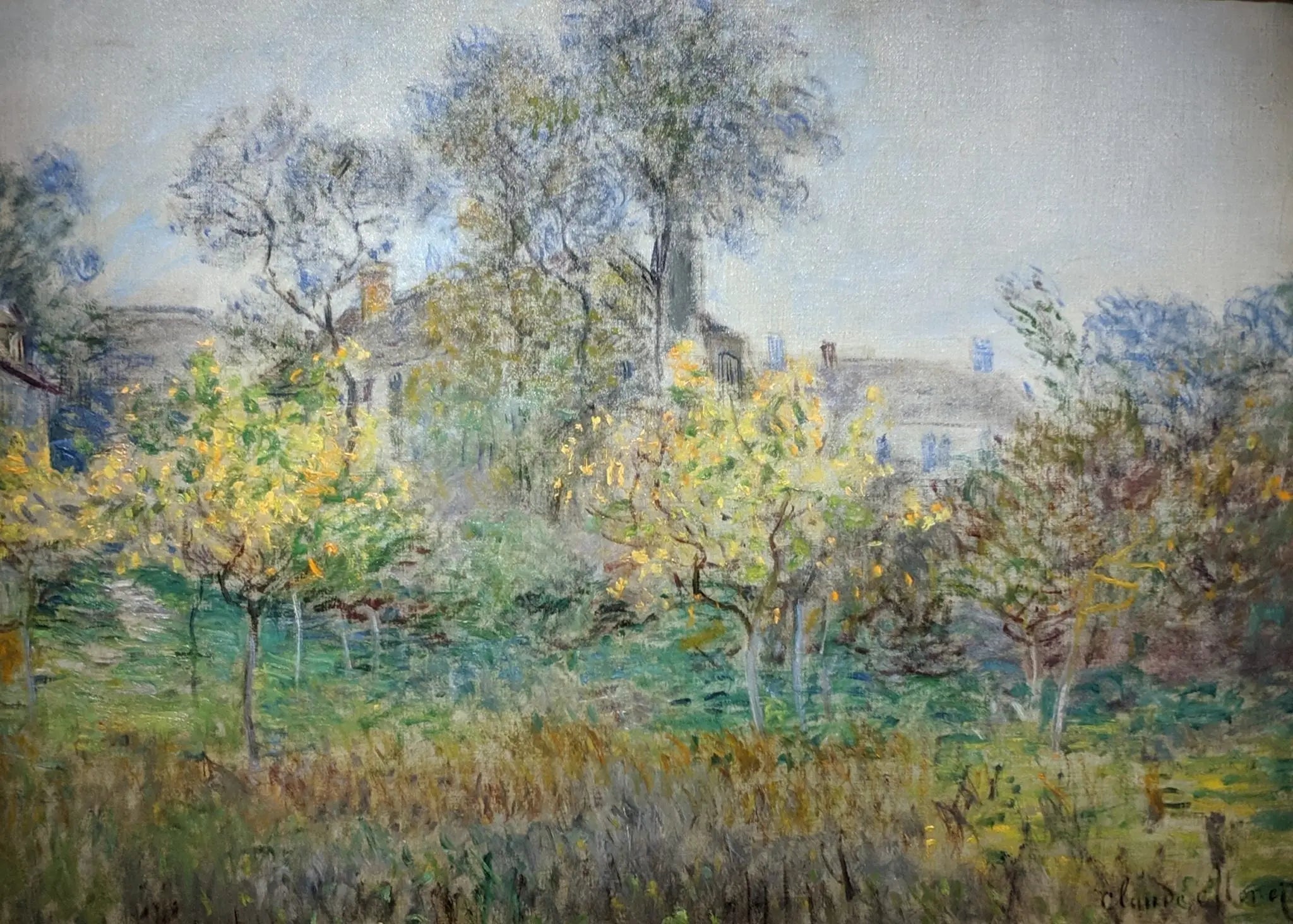 Reproduction du tableau « Le Verger - Claude Monet » par Alpha Reproduction en peinture à l’huile