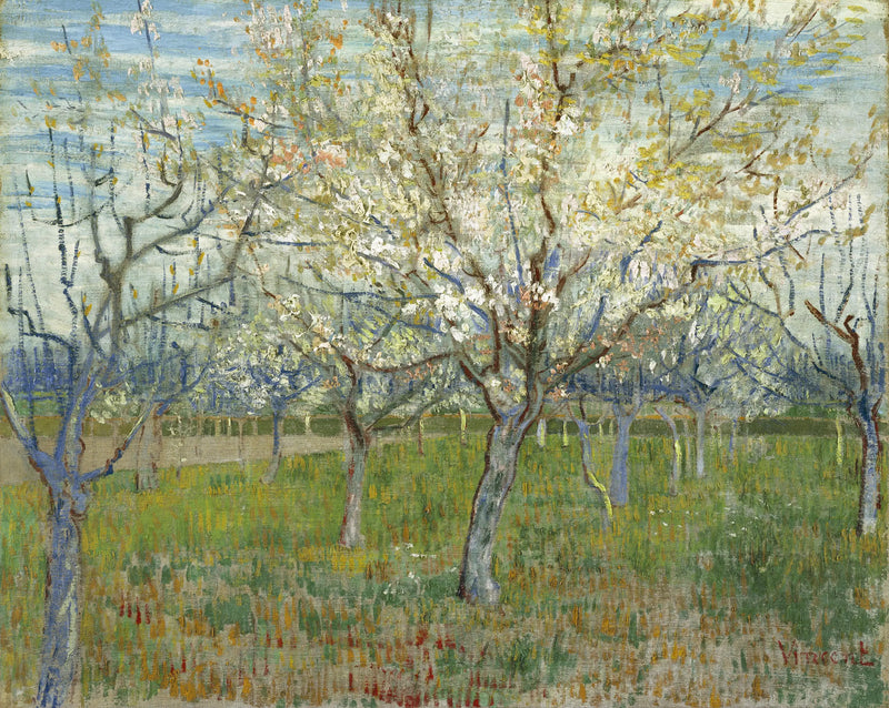 El huerto rosa - Vincent van Gogh