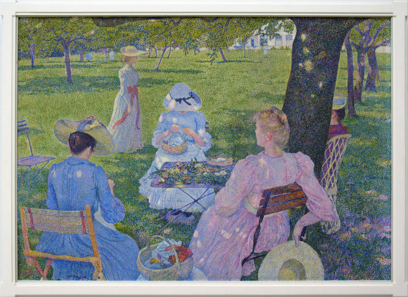 El huerto - Théophile van Rysselberghe