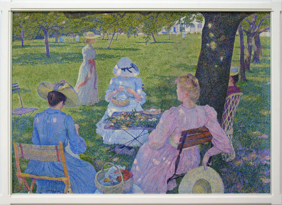 El huerto - Théophile van Rysselberghe