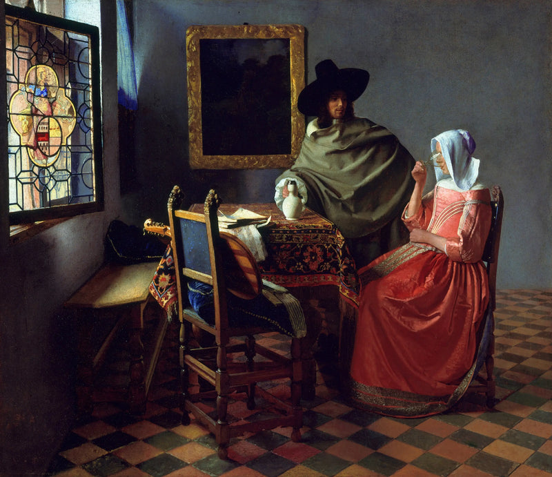 El Vaso de vino - Johannes Vermeer