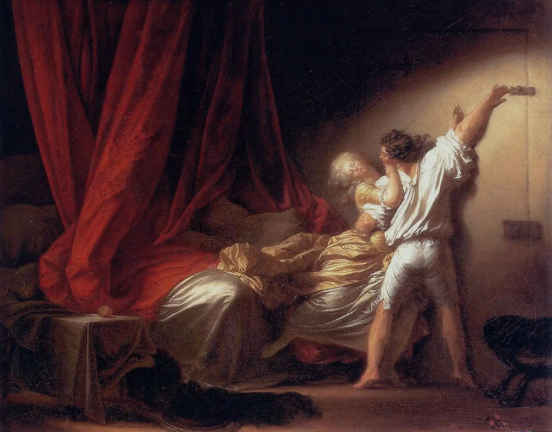 El cerrojo - Jean-Honoré Fragonard