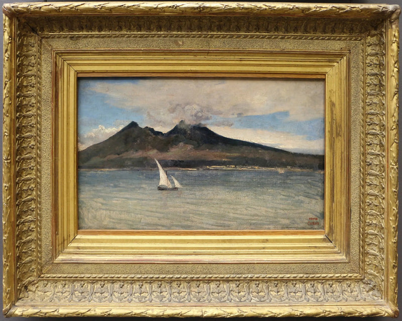 El Vesubio - Jean-Baptiste Camille Corot
