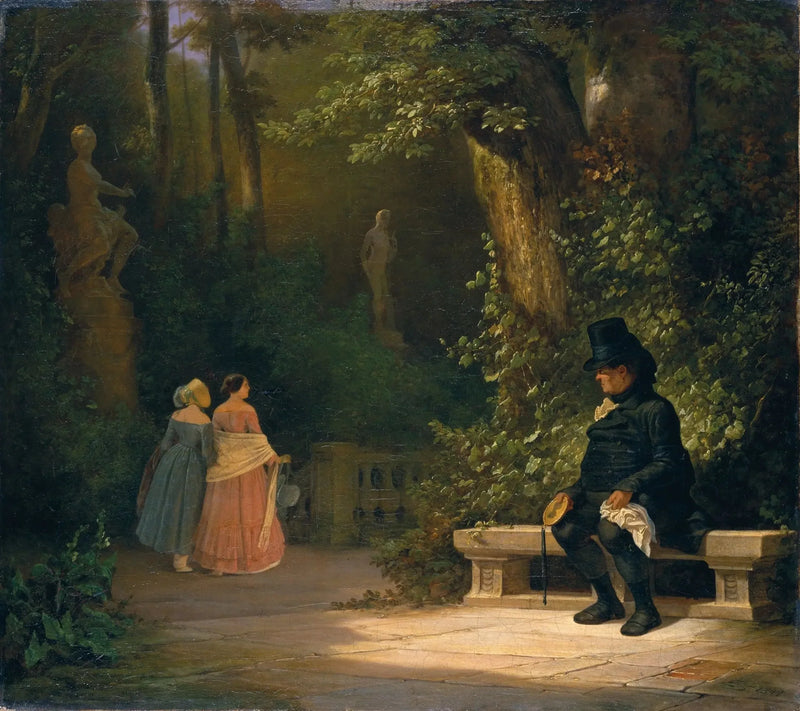 El Viudo - Carl Spitzweg