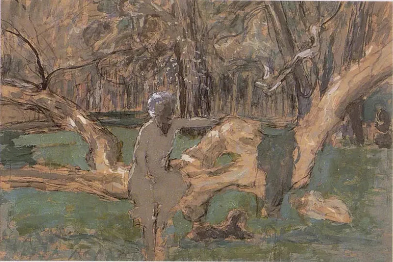 El viejo árbol - Édouard Vuillard