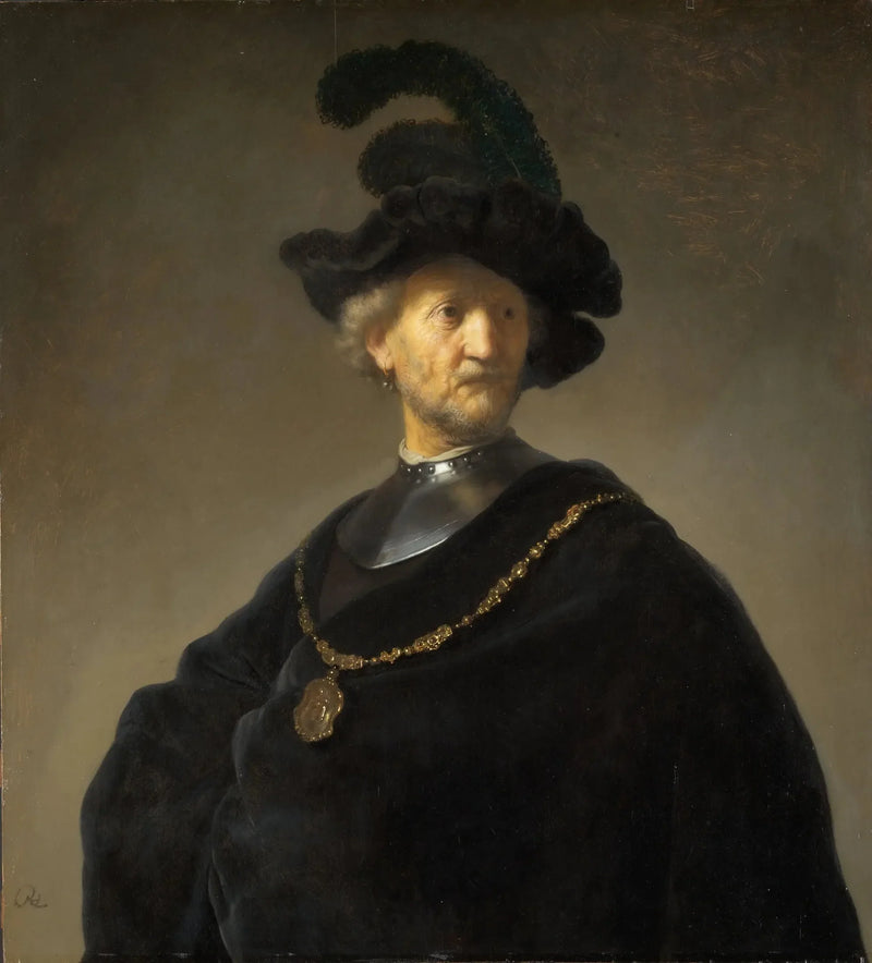 El Viejo Hombre con la cadena de oro - Rembrandt