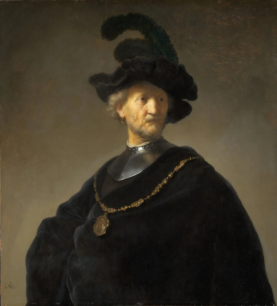 El Viejo Hombre con la cadena de oro - Rembrandt