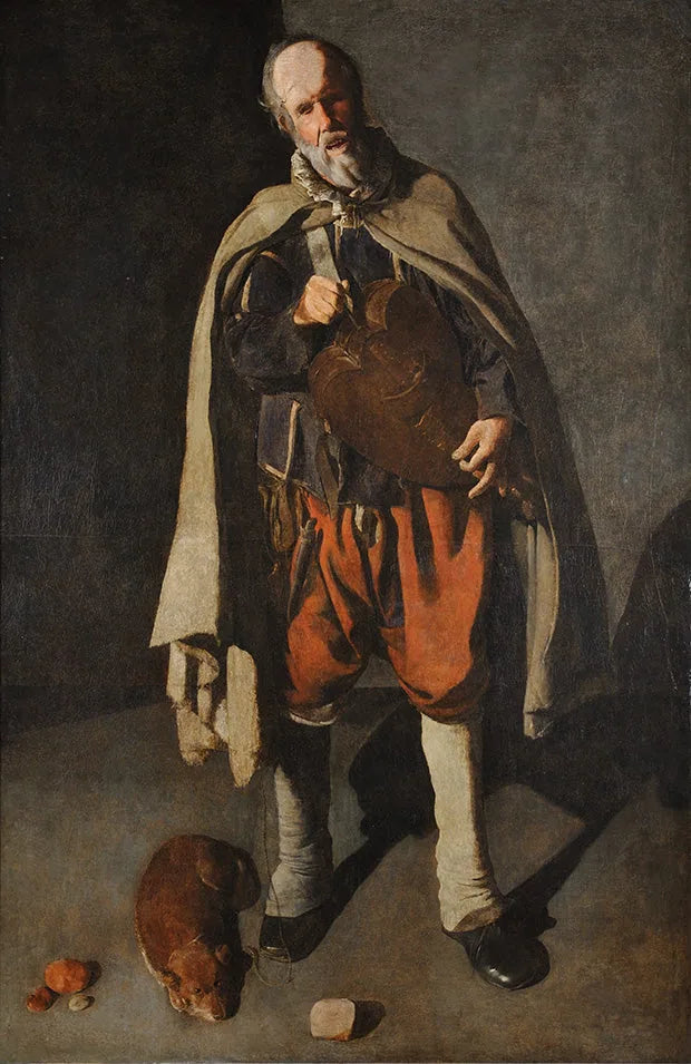 El anciano con perro - Georges de La Tour