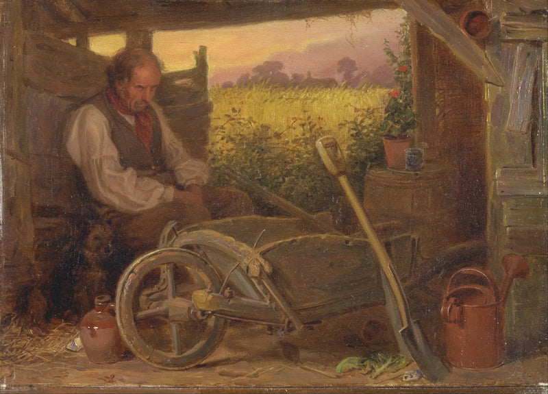 El viejo jardinero - Briton Rivière