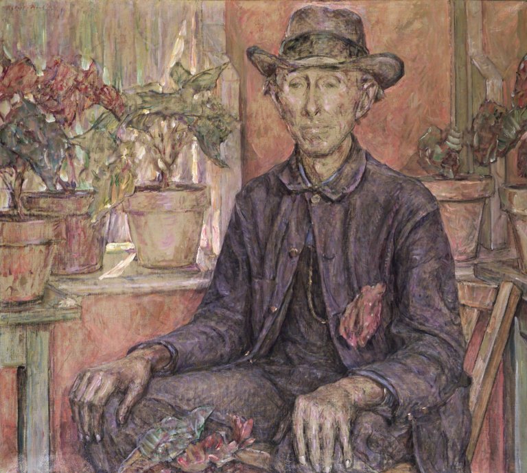 El viejo jardinero - Robert Lewis Reid