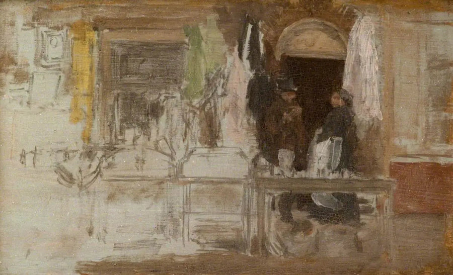 La vieja tienda de ropa, Houndsditch - James Abbott McNeill Whistler