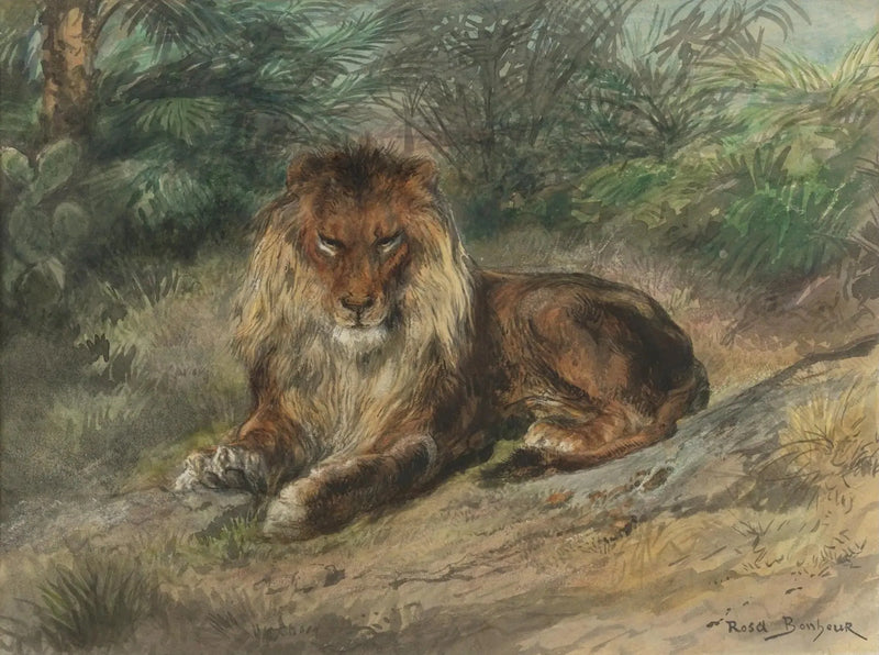 El viejo monarca - Rosa Bonheur