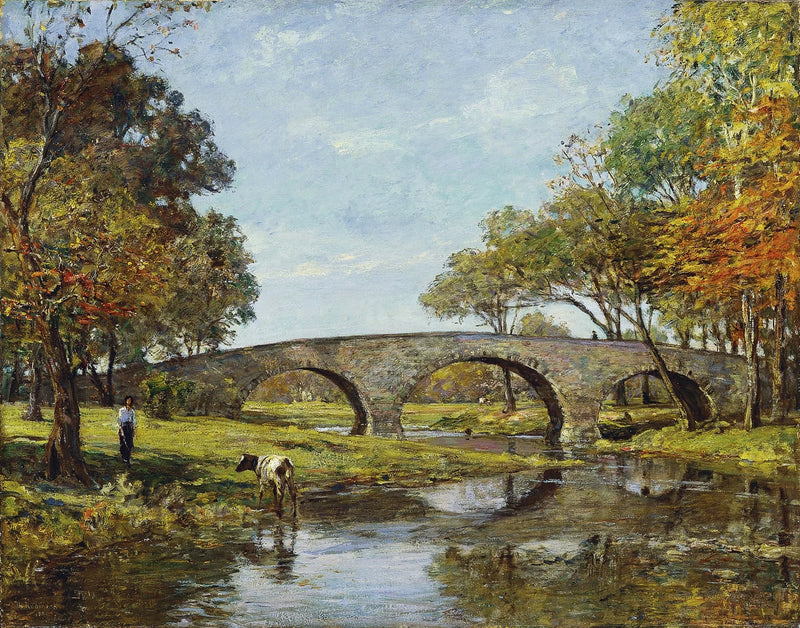 El viejo puente - Theodore Robinson