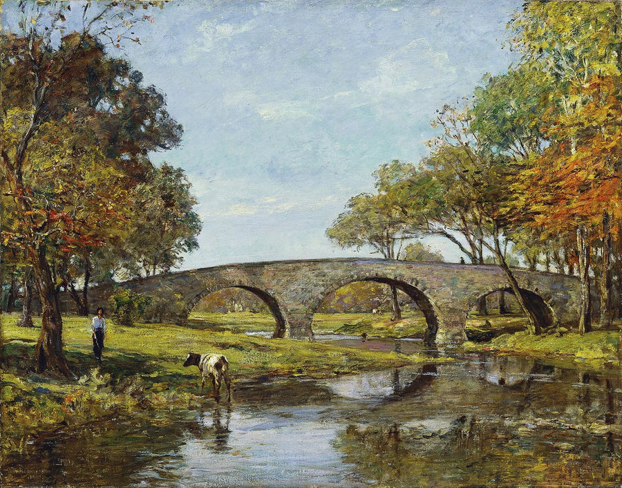 El viejo puente - Theodore Robinson
